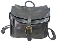 R Vintage Leather Backpack