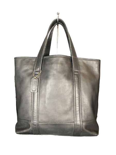 R Vintag leather dual handle tote