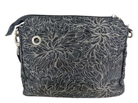 R print nylon crossbody