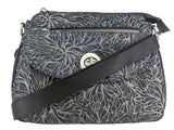 R print nylon crossbody