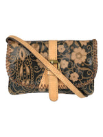 R Floral Flap Crossbody