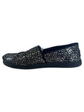 R Sequin Cracked Slip On