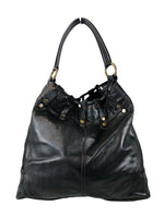 R Leather o-ring handbag