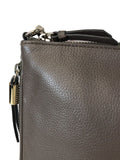 R Leather wristlet