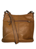 R Pebble leather crossbody