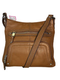 R Pebble leather crossbody