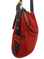 R Signature Suede Zip Top Crossbody