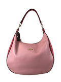 R Color block hobo style handbag