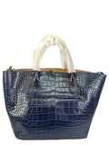 R embossed leather tote NWT retails $598