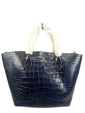 R embossed leather tote NWT retails $598