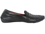 R Petra woven leather loafer retails $350