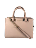 R Zip top satchel/crossbody