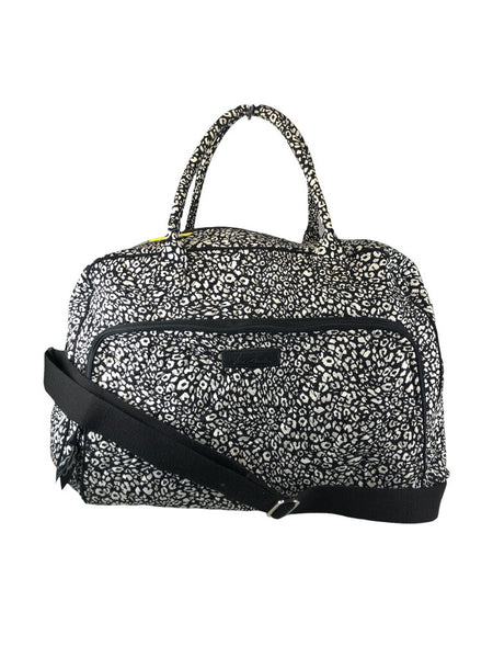 R Quilted print weekender