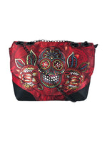 R Sugar skull crossbody