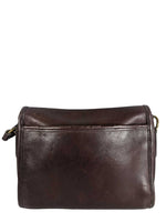 R Vintage leather flap handbag