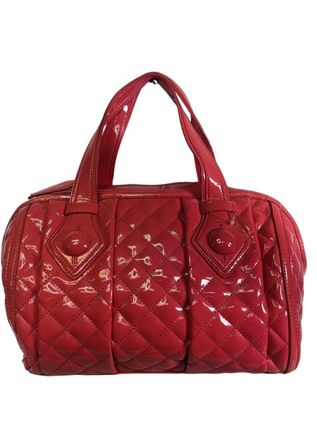 R quilted nylon travel tote