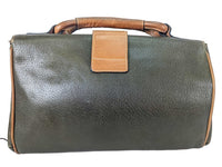 R vintage leather satchel