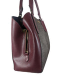 R Signature Triple entry satchel w/ strap