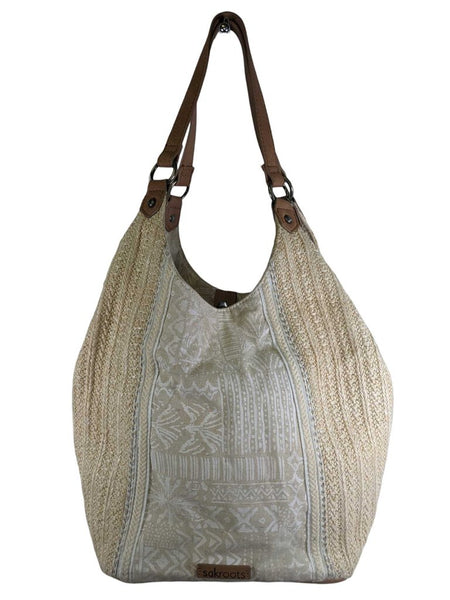 R woven canvas shoulder