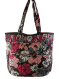 R quilted tote