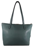 R Pebbled Leather Shoulder Bag