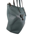 R Pebbled Leather Shoulder Bag