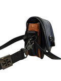 R Leather Colorblock Crossbody