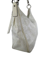 R Perforated Shoulder Bag