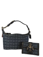 R Fabric Monogram Handbag w/Wallet