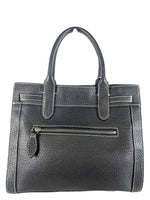 R Pebbled Leather Hand Bag