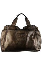 R Metallic Messenger Bag