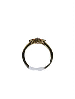 R vermeil stone ring