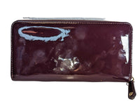 R patent leather shoulder with wallet