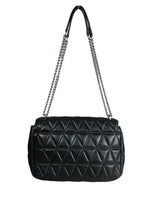 R Quilted Flap Crossbody