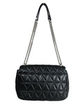 R Quilted Flap Crossbody