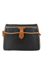 R Vintage Pebbled Leather Crossbody