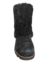 R Maylin Sheepskin Suede Boot