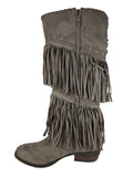 R Fringed Western Boot