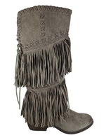 R Fringed Western Boot