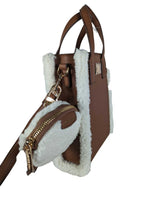 R NWT Sherpa Box Crossbody