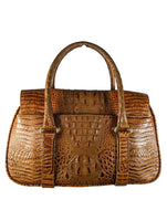 R Croc Buckle Satchel