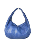 R Pebble Leather Hobo Style Handbag