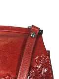 R Embossed Flap Crossbody