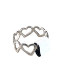 R SS Heart Band Ring