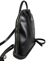 R Smooth Leather Backpack