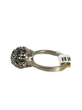 R SS Marcasite Ball Ring