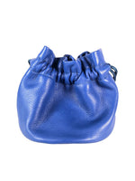 Leather drawstring pouch